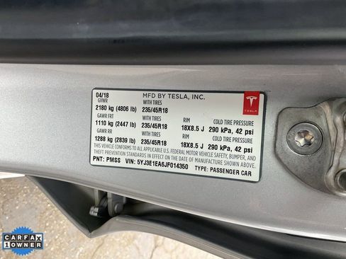 Used 2018 Tesla Model 3 Long Range image 21