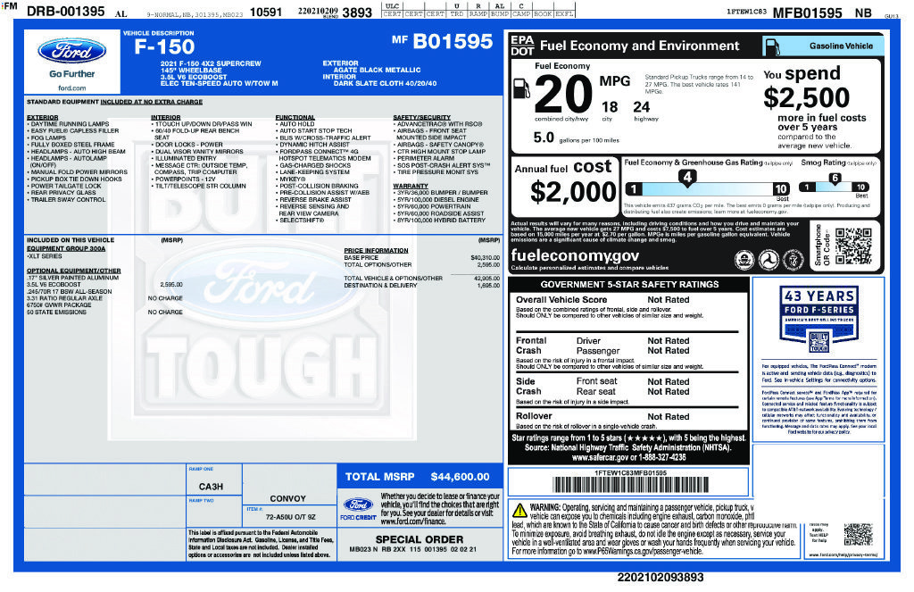 Used 2021 Ford F150 XLT RWD image 15