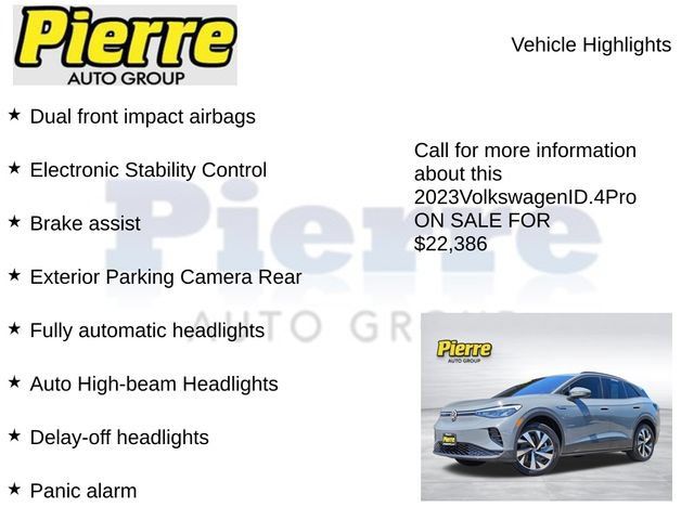 Used 2023 Volkswagen ID.4 Pro AWD/4WD image 14