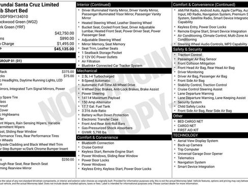 Used 2025 Hyundai Santa Cruz Limited AWD/4WD image 26