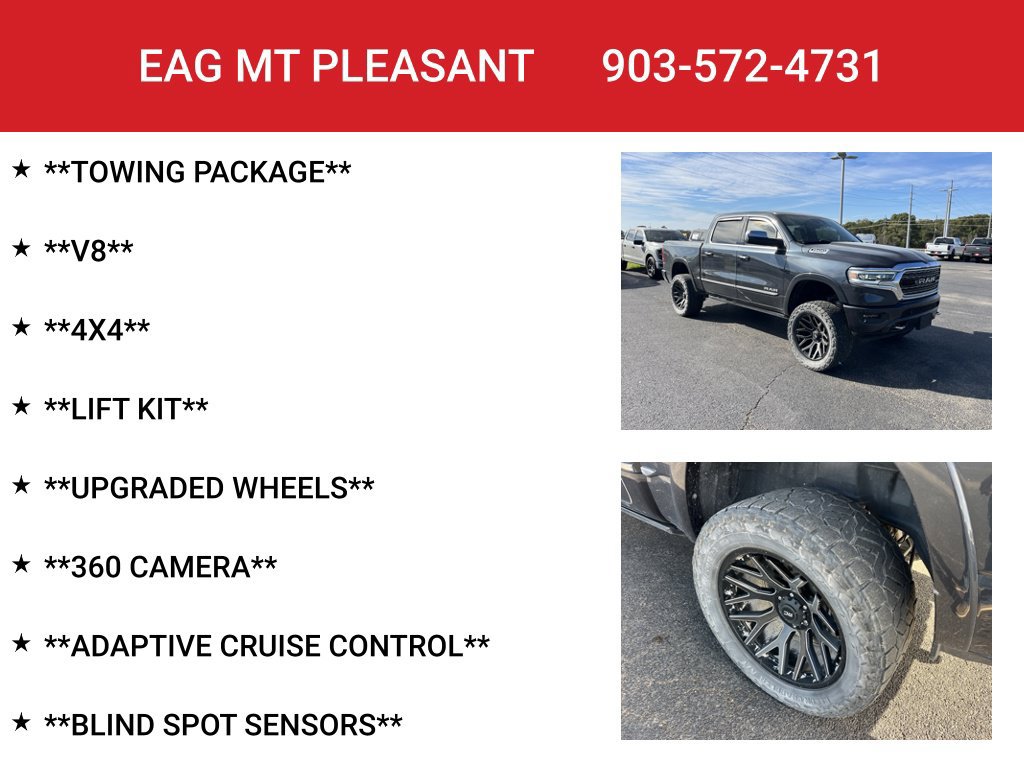 Used 2019 RAM 1500 Limited w/ Advanced Safety Group AWD/4WD image 8