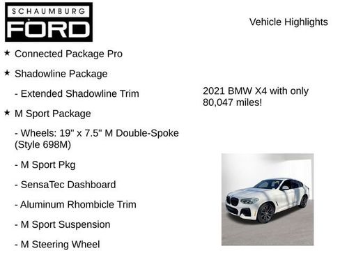 Used 2021 BMW X4 xDrive30i w/ M Sport Package image 8