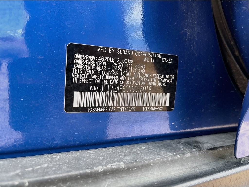 Used 2022 Subaru WRX Premium AWD/4WD image 30
