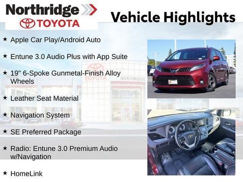 Used 2020 Toyota Sienna SE image 2