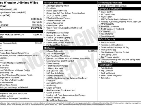Used 2022 Jeep Wrangler Unlimited Sport image 37
