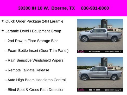 Used 2022 RAM 1500 Laramie w/ Sport Appearance Package RWD image 10