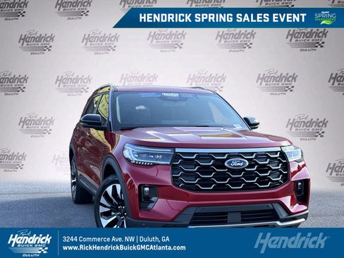 Used 2025 Ford Explorer Platinum w/ LUX Leather Package image 1