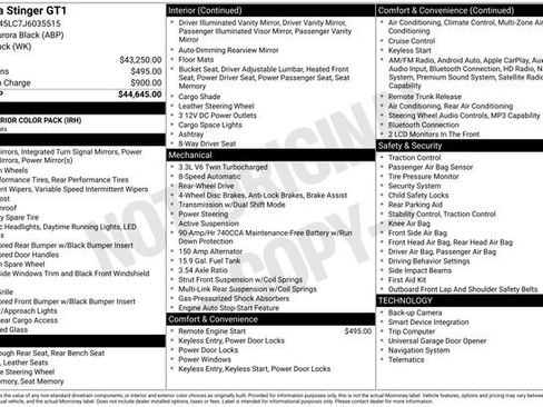 Used 2018 Kia Stinger GT1 image 1