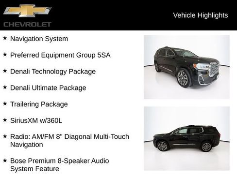 Certified 2022 GMC Acadia Denali w/ Denali Ultimate Package FWD image 5