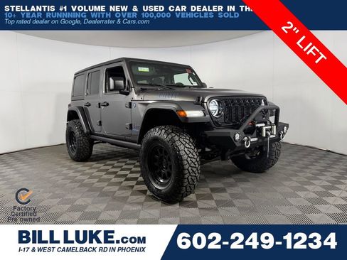 Certified 2025 Jeep Wrangler Unlimited Sport S 4xe image 1