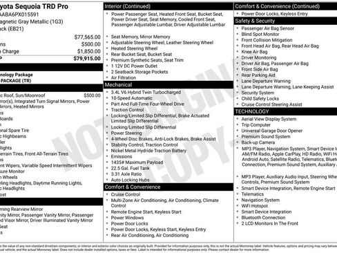 Used 2023 Toyota Sequoia TRD Pro AWD/4WD image 2