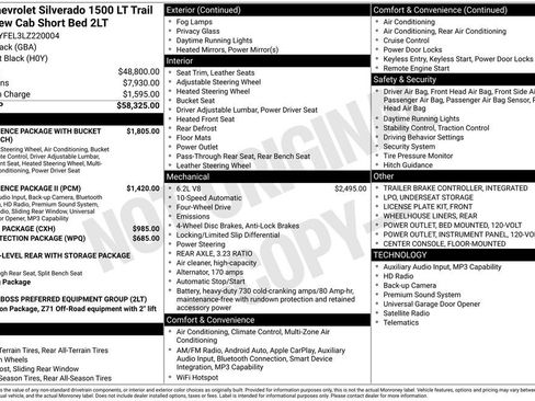 Used 2020 Chevrolet Silverado 1500 LT Trail Boss AWD/4WD image 34