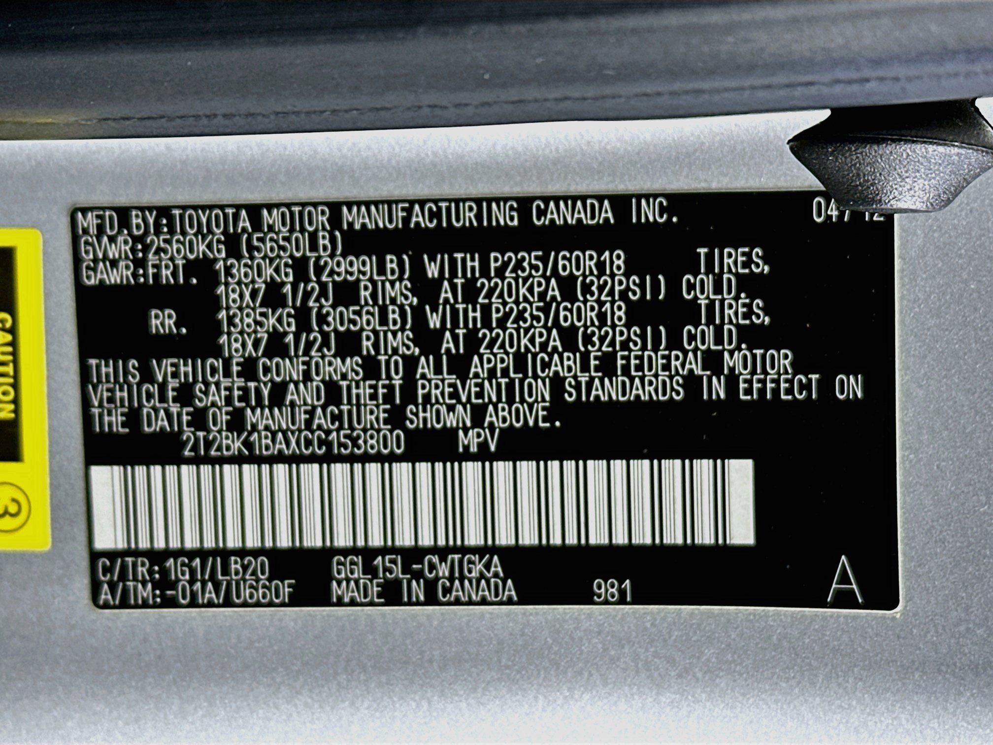 Used 2012 Lexus RX 350 AWD w/ Premium Pkg image 12