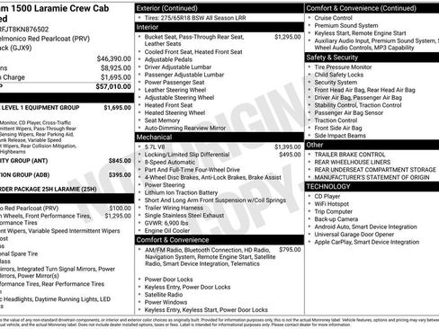 Used 2019 RAM 1500 Laramie image 2