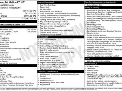 Certified 2023 Chevrolet Malibu LT FWD image 6