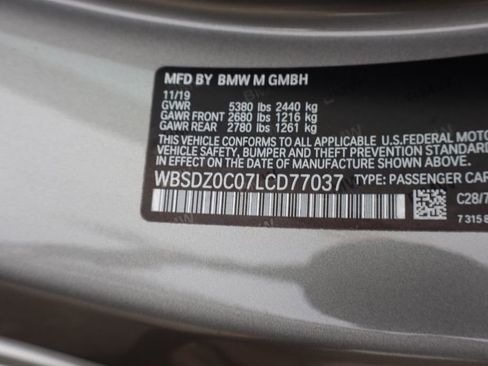 Used 2020 BMW M8 Convertible w/ Driving Assistance Package image 56