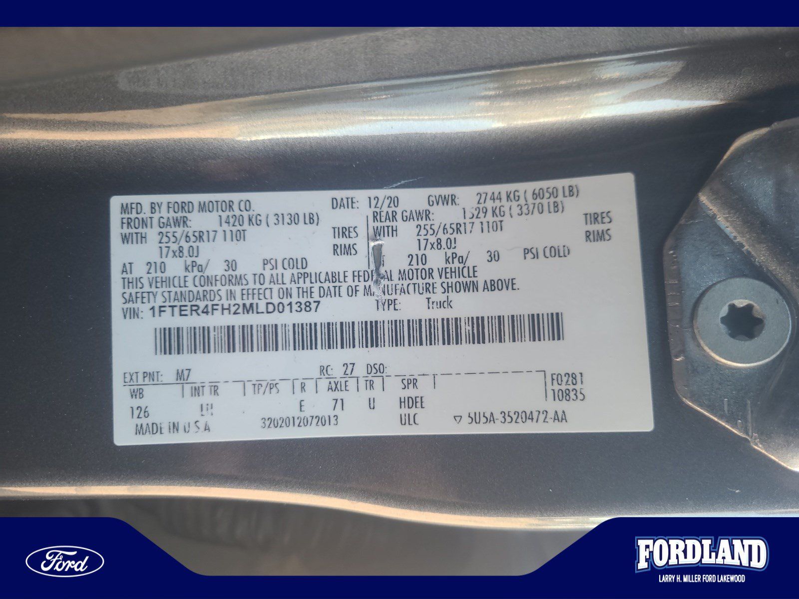 Used 2021 Ford Ranger XL w/ Equipment Group 101A High AWD/4WD image 25
