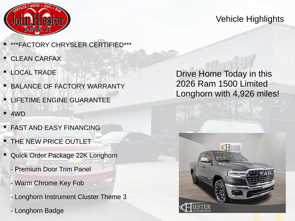Used 2026 RAM 1500 Limited AWD/4WD image 6