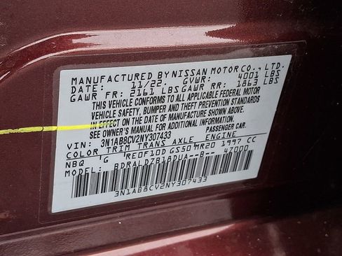 Certified 2022 Nissan Sentra SV w/ All-Weather Package image 27