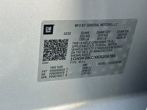 Used 2019 Chevrolet Tahoe LT w/ Max Trailering Package AWD/4WD image 43