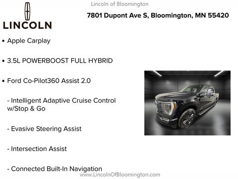 Used 2023 Ford F150 Lariat w/ Equipment Group 502A High image 5