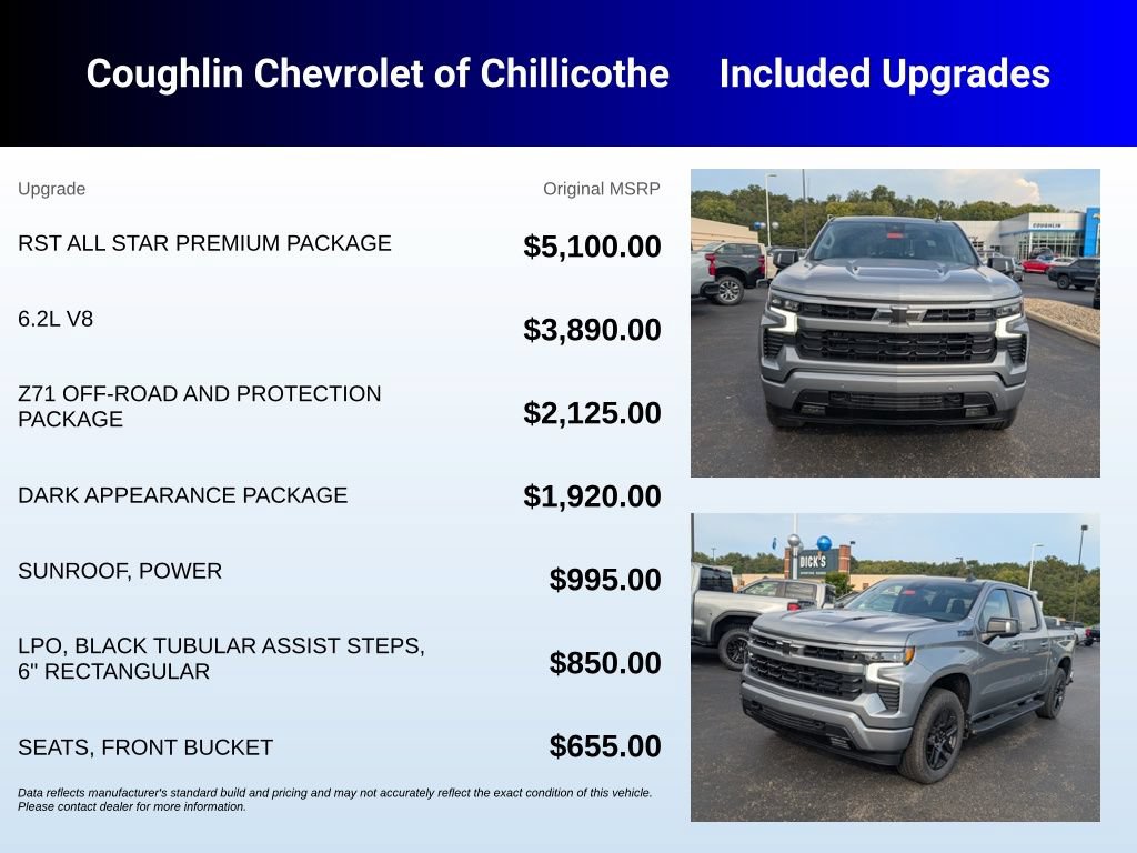 New 2026 Chevrolet Silverado 1500 RST w/ RST All Star Premium Package AWD/4WD image 3