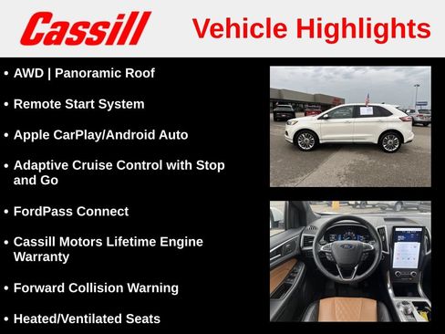Used 2024 Ford Edge Titanium w/ Titanium Elite Package AWD/4WD image 7
