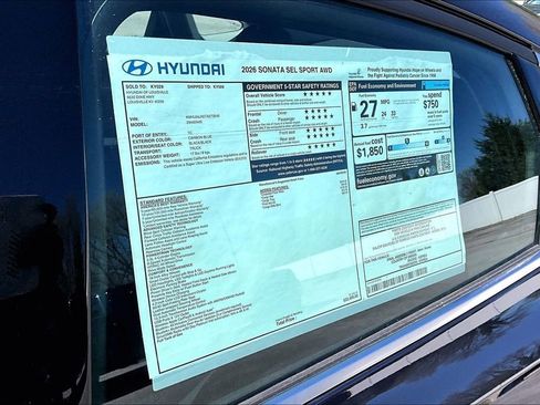 New 2026 Hyundai Sonata SEL image 16