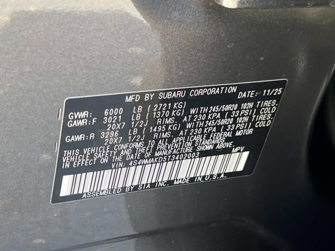 New 2026 Subaru Ascent Touring image 26