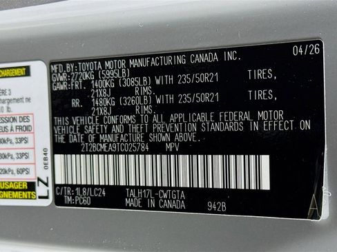 New 2026 Lexus RX 500h F Sport AWD/4WD image 24