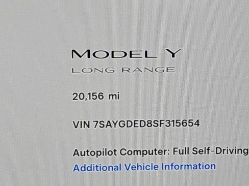 Used 2025 Tesla Model Y Long Range RWD image 8