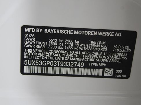 New 2026 BMW X3 xDrive30 w/ M Sport Package image 18