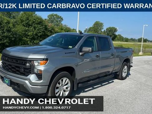 Certified 2023 Chevrolet Silverado 1500 Custom w/ LPO, Dark Essentials Package AWD/4WD image 7