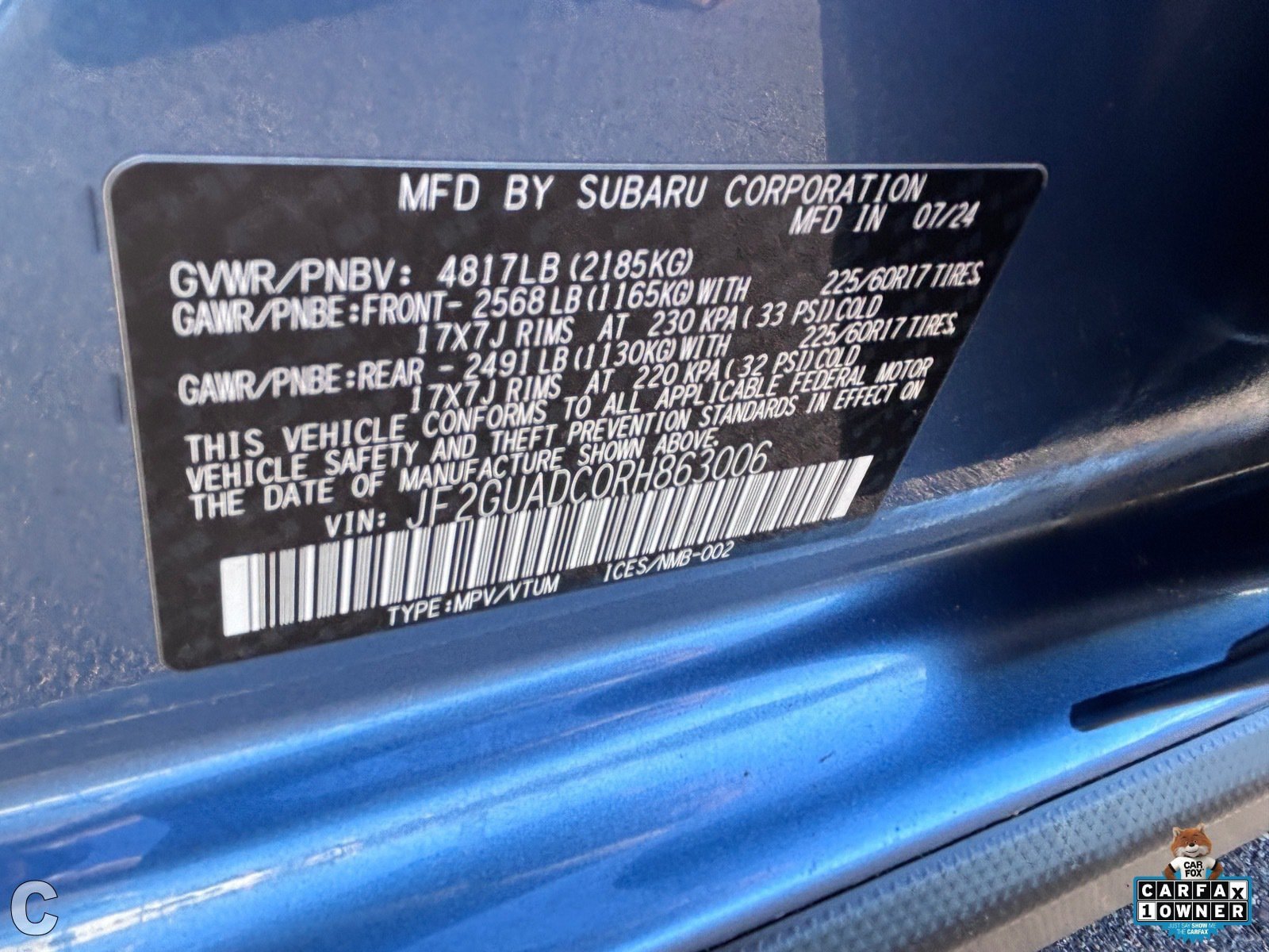 Used 2024 Subaru Crosstrek 2.0i Premium AWD/4WD image 35