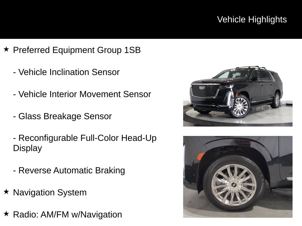 Used 2023 Cadillac Escalade ESV Premium Luxury AWD/4WD image 19