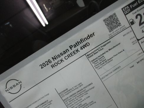 New 2026 Nissan Pathfinder Rock Creek AWD/4WD image 6