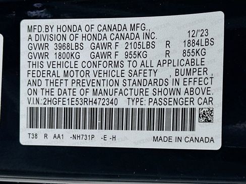 Used 2024 Honda Civic Si image 30