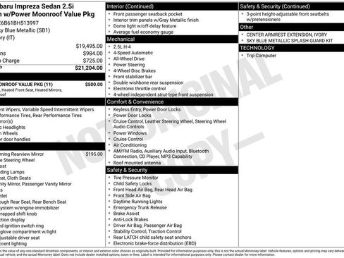 Used 2011 Subaru Impreza 2.5i Premium w/ PWR Moonroof Value Pkg image 23