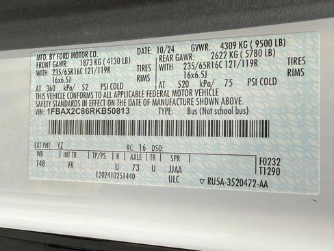 Used 2024 Ford Transit 350 XL RWD image 51