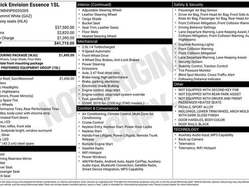 Used 2023 Buick Envision Essence w/ Sport Touring Package image 1