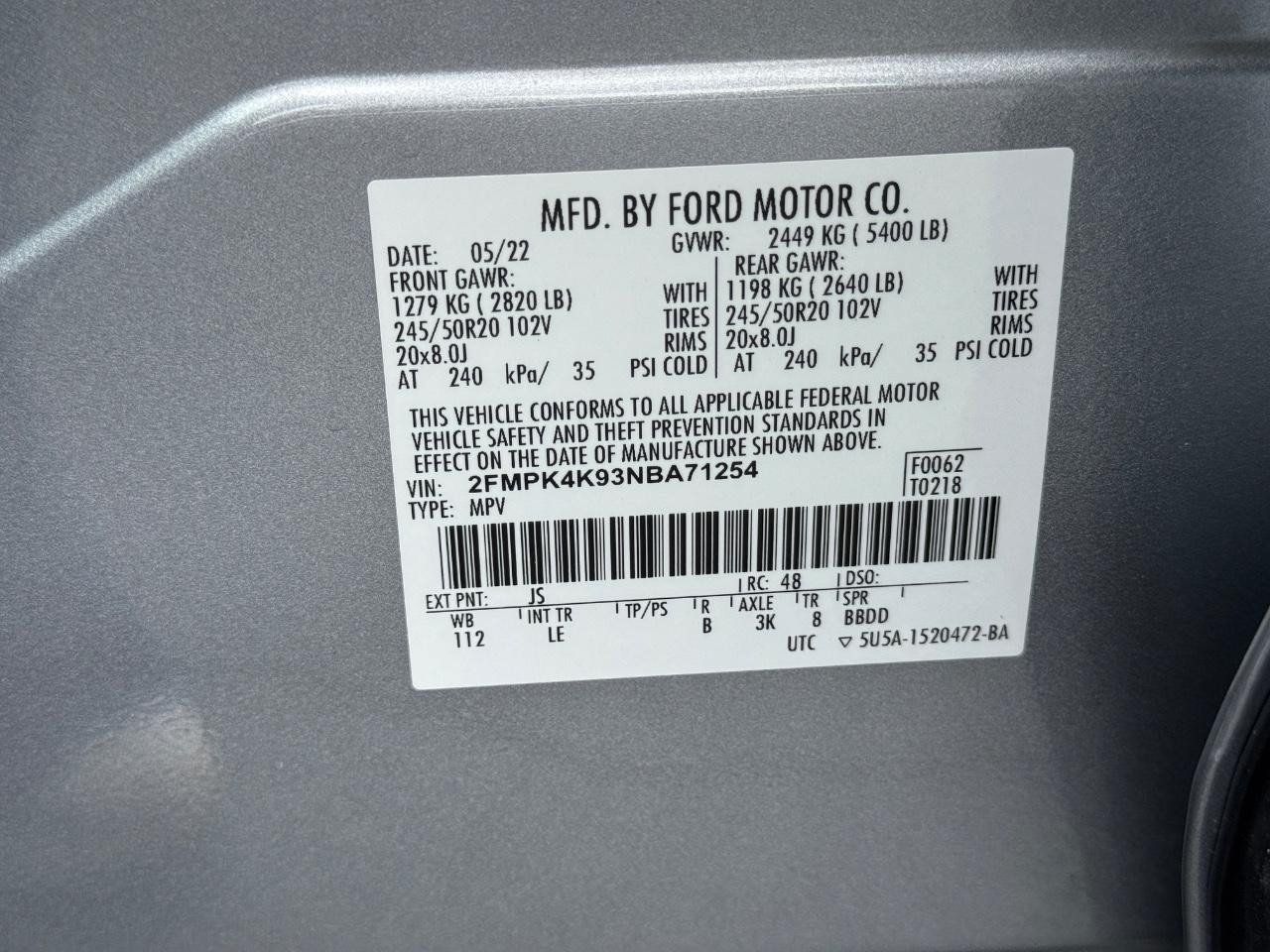 Used 2022 Ford Edge Titanium w/ Class II Trailer Tow Package AWD/4WD image 27