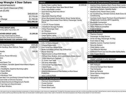 Used 2023 Jeep Wrangler Sahara w/ LED Lighting Group image 6