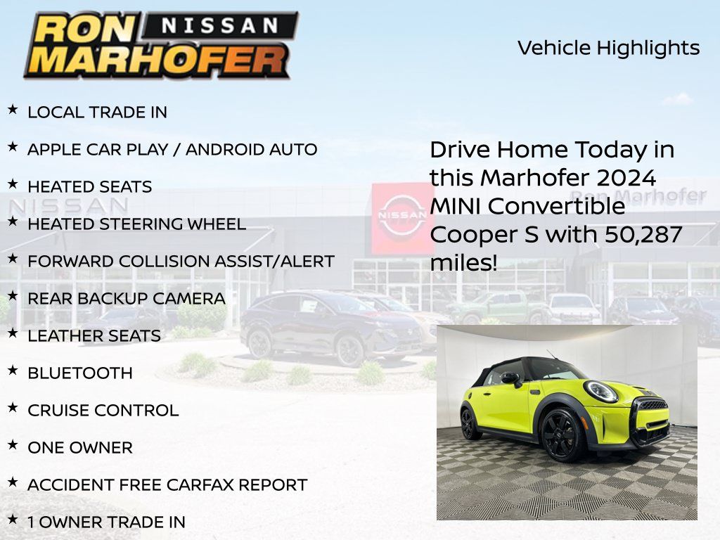 Used 2024 MINI Cooper S w/ Signature Upholstery Package FWD image 15