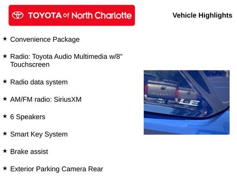 Used 2025 Toyota Camry LE w/ Convenience Package FWD image 5