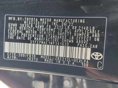 Used 2022 Toyota Corolla LE FWD image 23