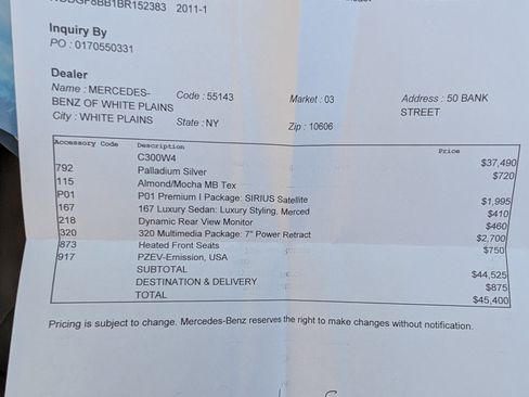 Used 2011 Mercedes-Benz C 300 Luxury image 32