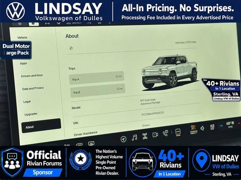 Used 2023 Rivian R1T Adventure AWD/4WD image 25
