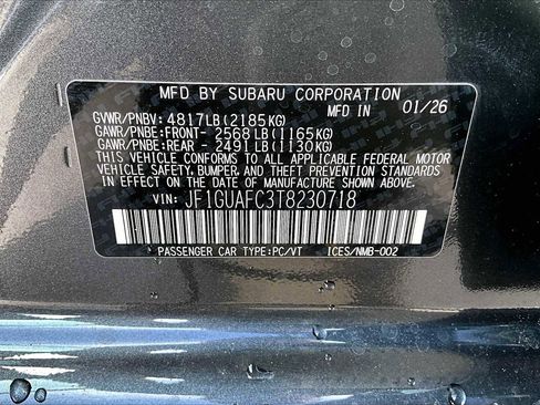 New 2026 Subaru Impreza 2.0i Sport image 18