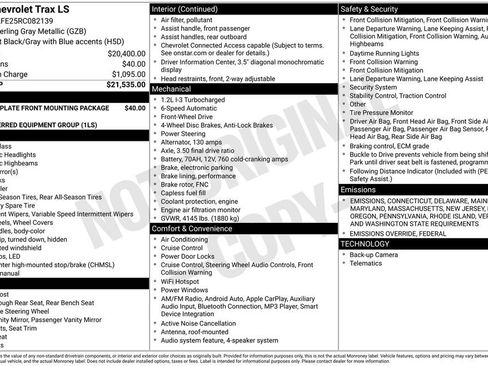 Used 2024 Chevrolet Trax LS image 15