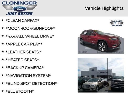 Used 2019 Jeep Cherokee Limited w/ Trailer Tow Group image 4